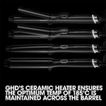 ghd Chronos Curve Conical Wand, Black