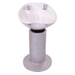 S-PRO Standalone Pedestal Wash Unit Silver