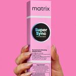 Matrix Super Sync Pre-Bonded Glossing Alkaline Demi-Permanent Hair Colour 6A Ash Cool 90ml