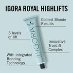 Schwarzkopf Professional Igora Royal Highlifts Permanent Hair Colour - 10-1 Ultra Blonde Cendr&eacute; 60ml