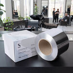S-PRO Premium Silver Aluminium Highlighting Foil Roll, 18 microns, 10cm x 500m