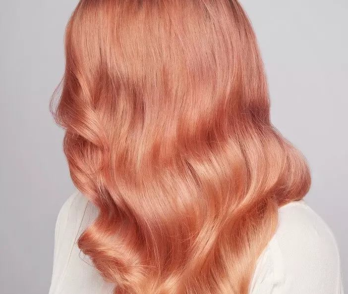 Long coloured hair