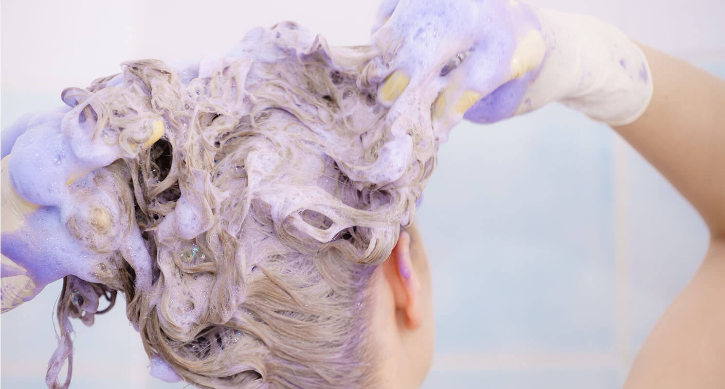 How do I use purple and blue shampoo?